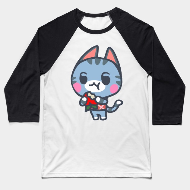 Lolly Baseball T-Shirt by miriart